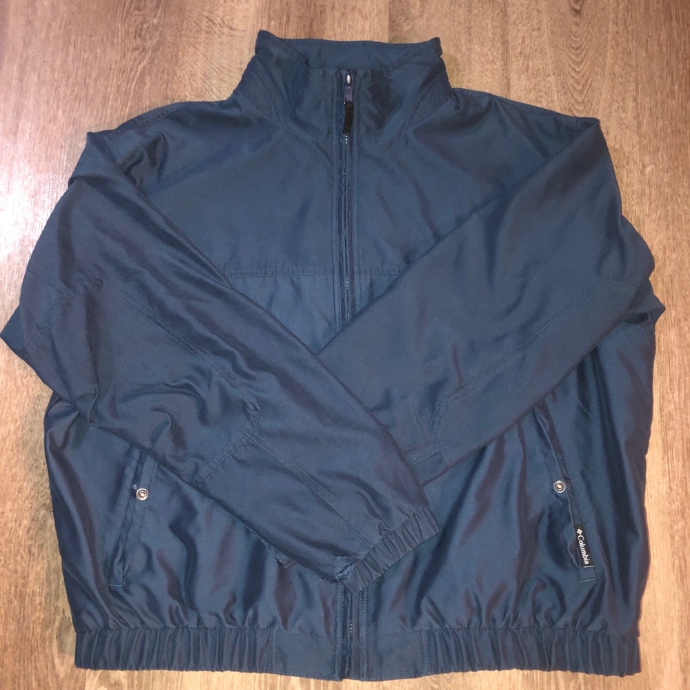 Columbia Men's Dark Blue Windbreaker